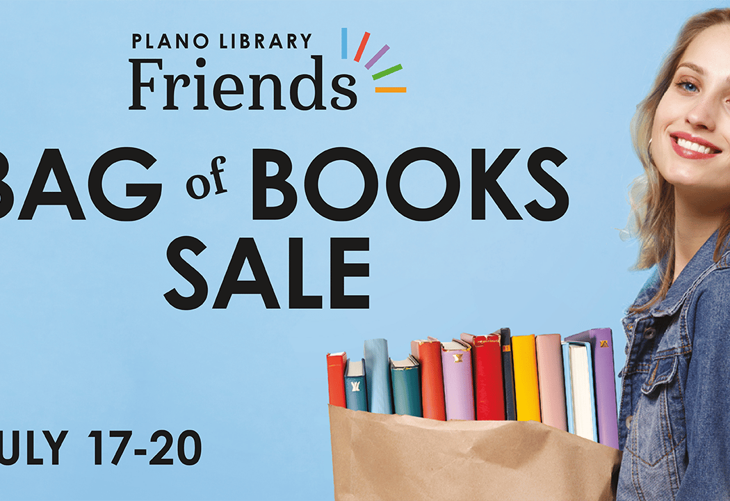 Plano Library Friends Bag of Books Sale 1