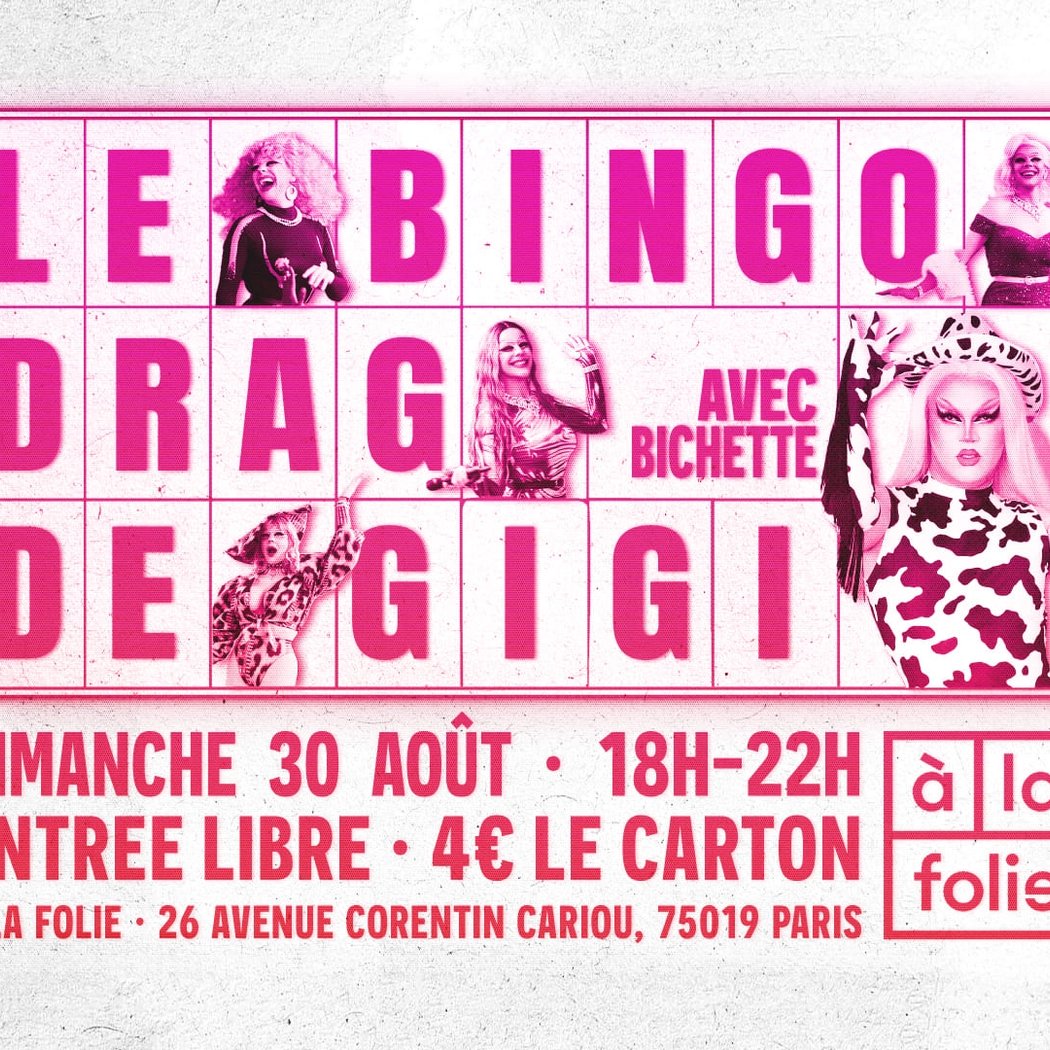 Bingo Drag de Gigi Von Dredee à la Folie! avec Bichette!