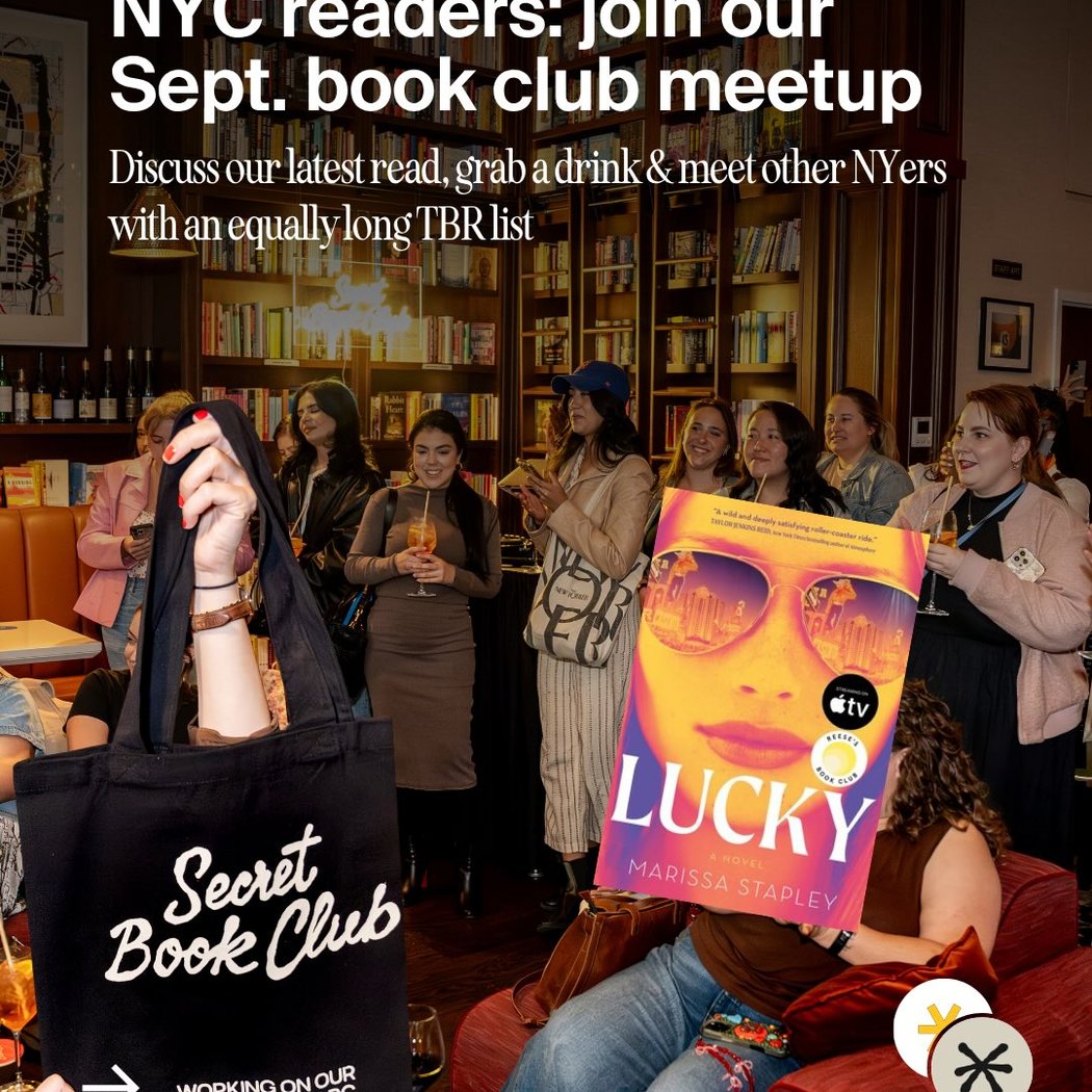 Secret Book Club meetup - LUCKY by Marissa Stapley 3