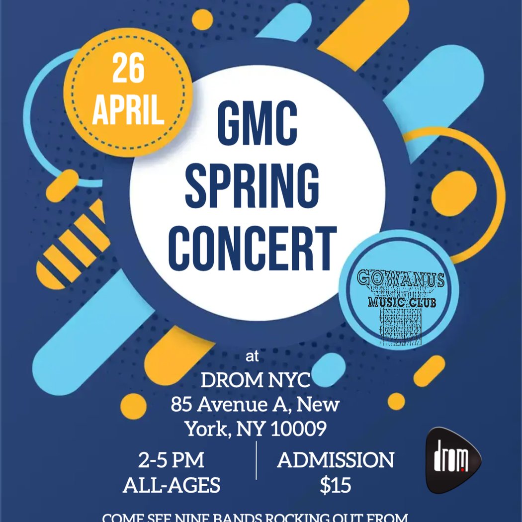 Gowanus Music Club Spring Concert 1