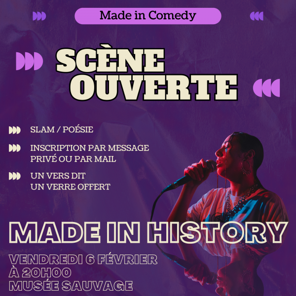 Scène ouverte de poésie et slam 1