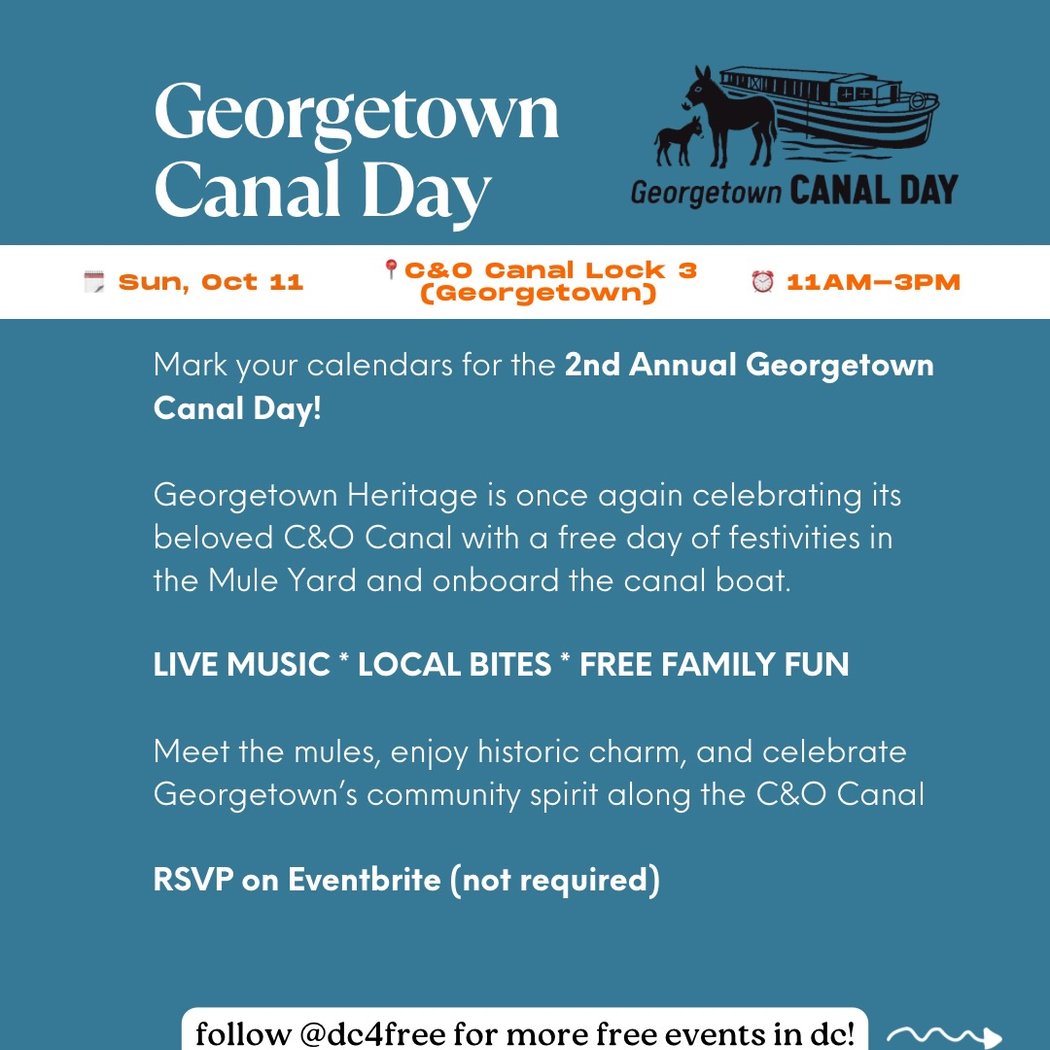 Georgetown Canal Day