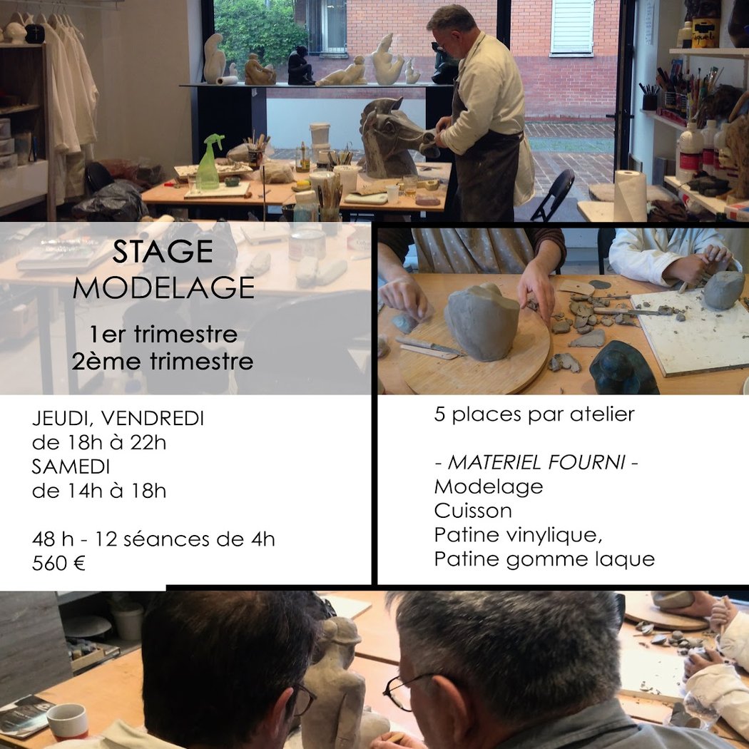 Atelier Sculpture Adultes Tous Niveaux 1