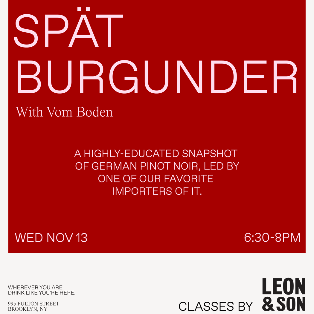 Spätburgunder with Vom Boden 1