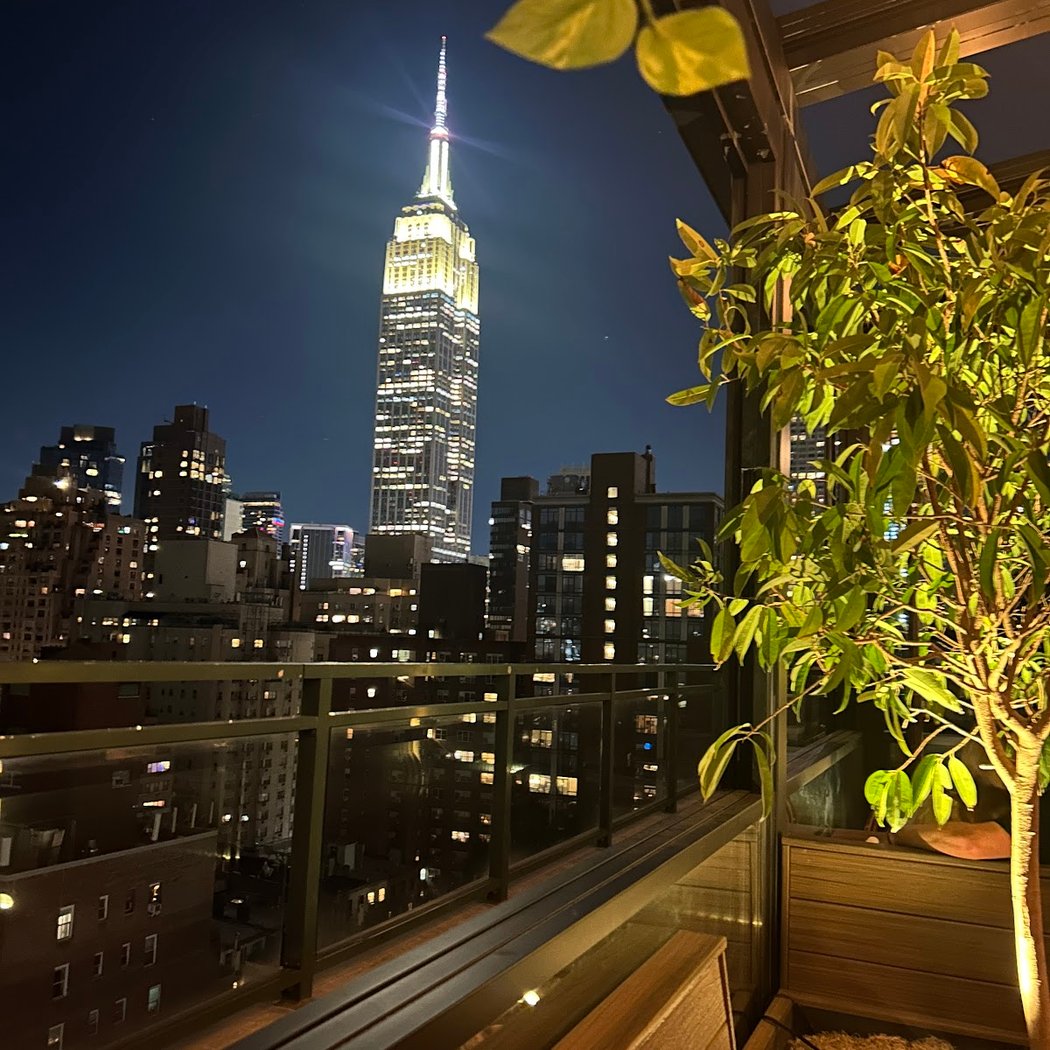 Vintage Green Rooftop 3