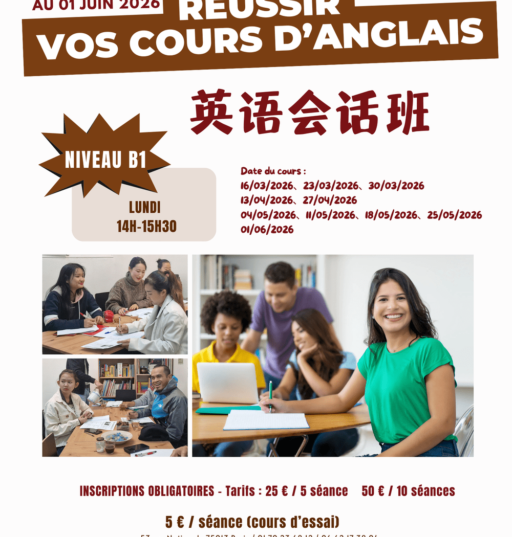 Cours d'anglais - Conversation en anglais 2
