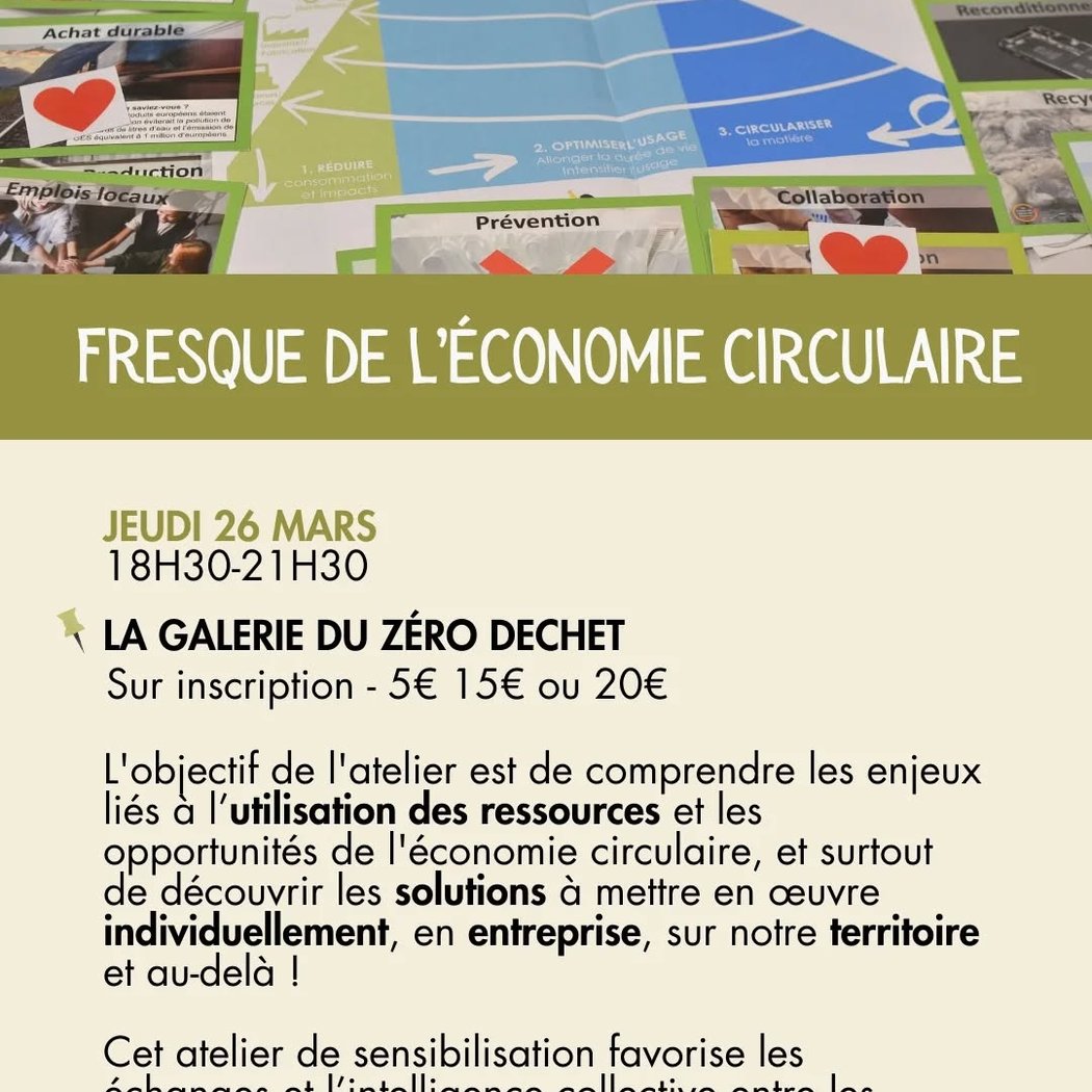 Atelier Fresque de l'économie circulaire 1