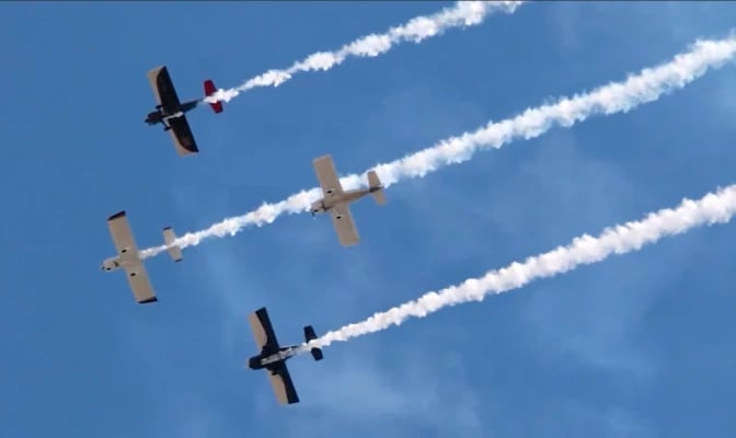 Fourth of July Freedom Fest Vintage Air Show 1