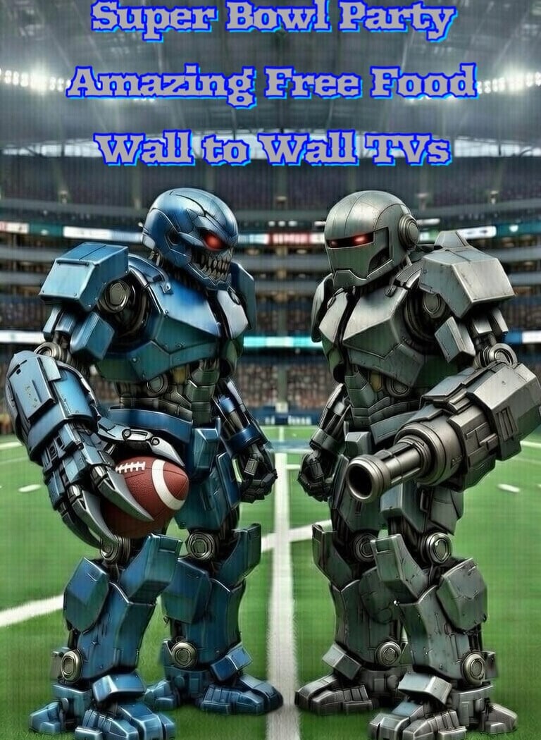 Super Bowl Watch Party and Free Food 1