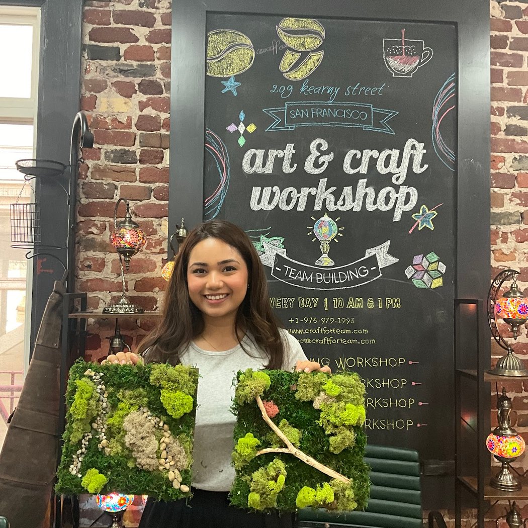 Moss Wall Art | Art and Craft Workshops 1