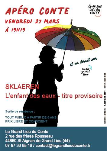 Sortie de résidence l'enfant des eaux par Sklaeren apéro conte 1
