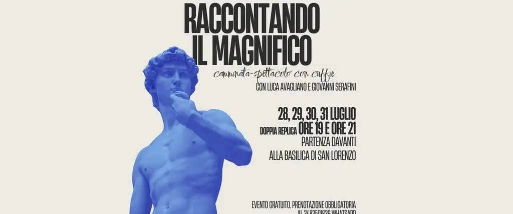 Raccontando il magnifico - camminata spettacolo con cuffie 1
