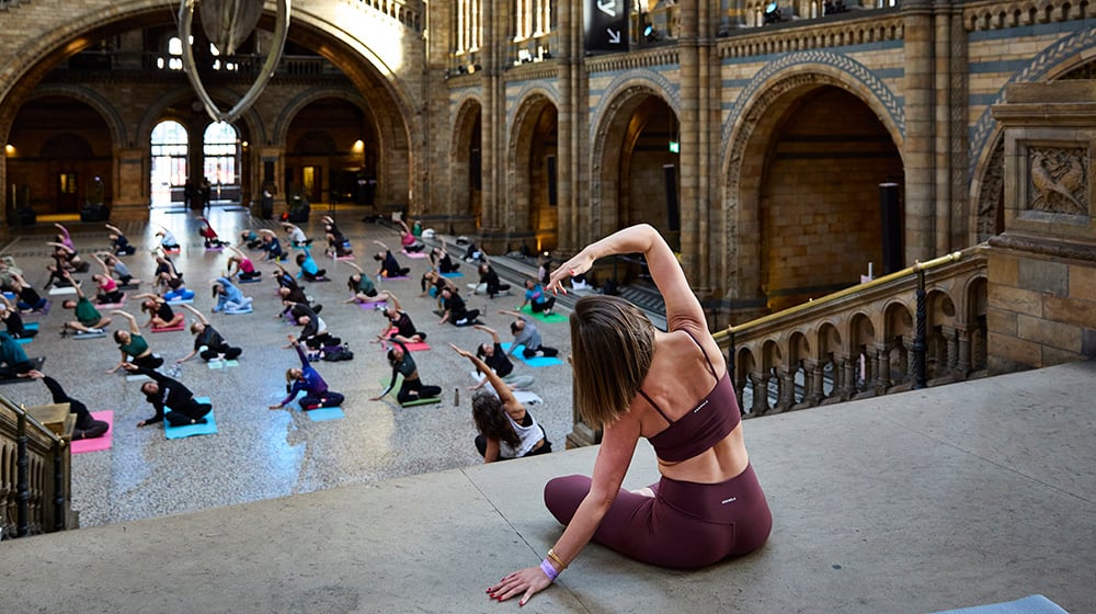 Evening Yoga at the Museum