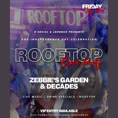 Red, White & Rooftops: Pre July 4th Independence Day Block Party 2