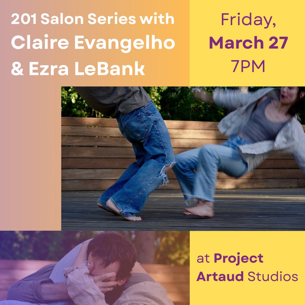 201 Salon Series: Claire Evangelho & Ezra LeBank 1