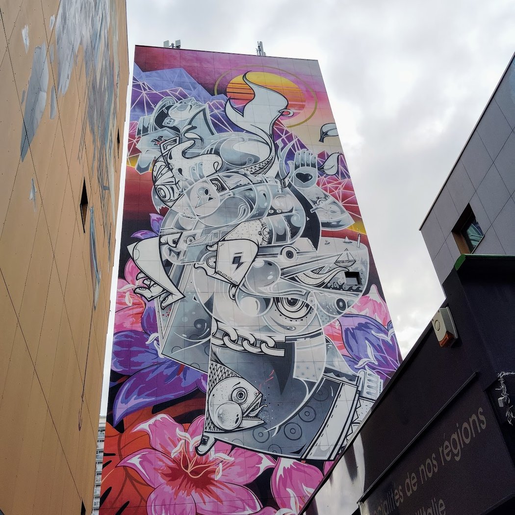 Fresque "Sun-Daze", How & Nosm 3