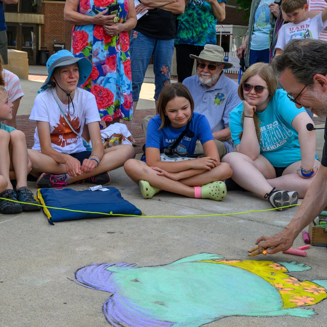 David Zinn Chalk Art