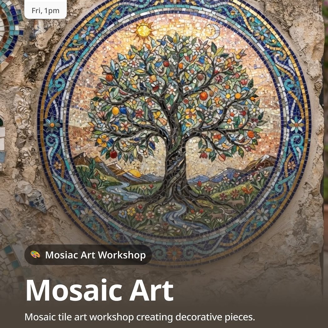 Mosaic Art Workshop 1