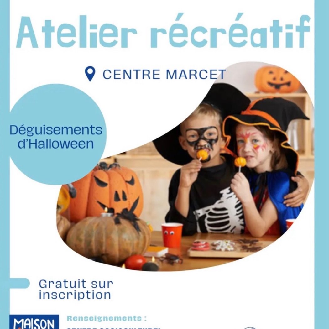 Atelier récréatif (Déguisements d'Halloween)