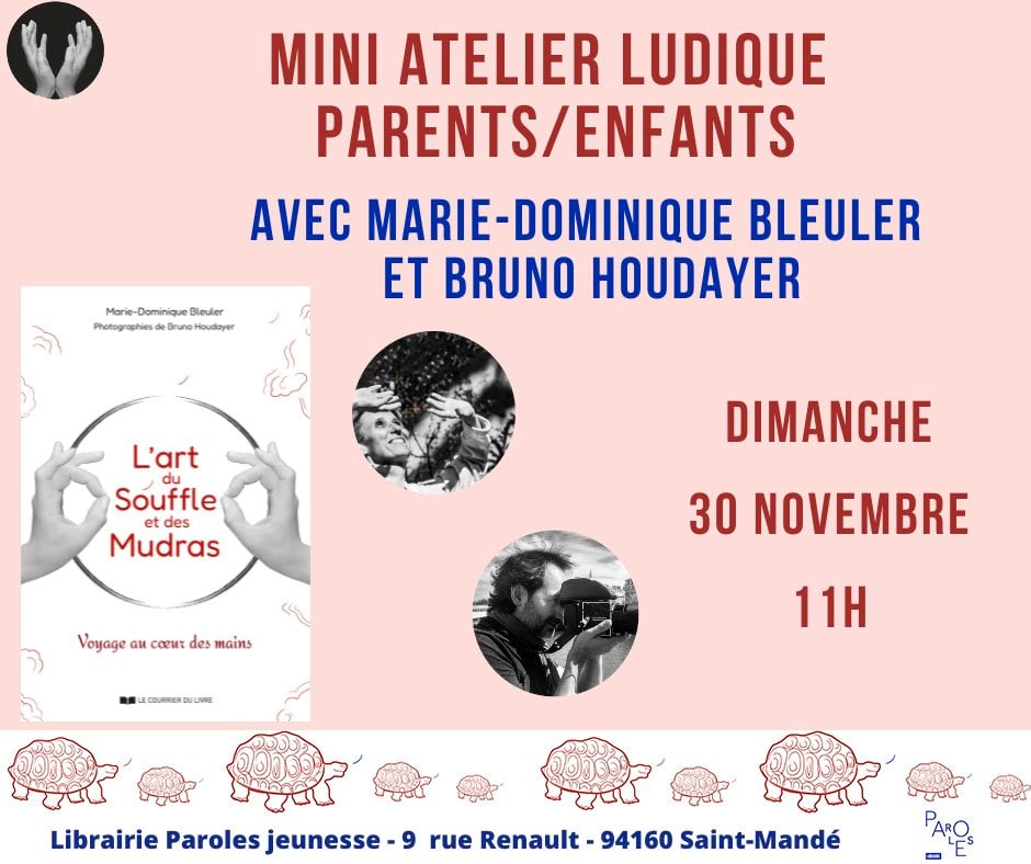 Mini atelier jeunesse sur la pratique de l'art du souffle et des mudras 1