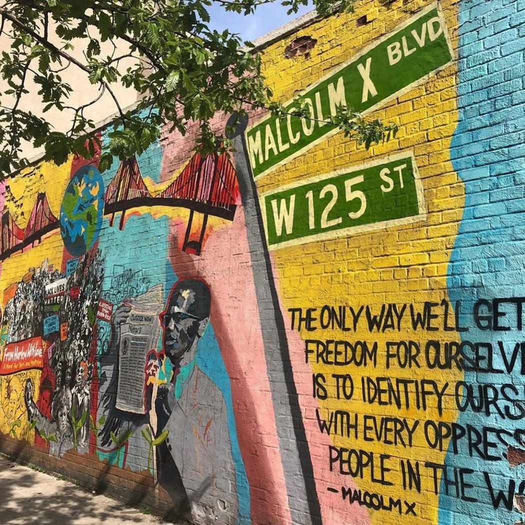 From Harlem with Love: a Mural for Yuri and Malcolm 3