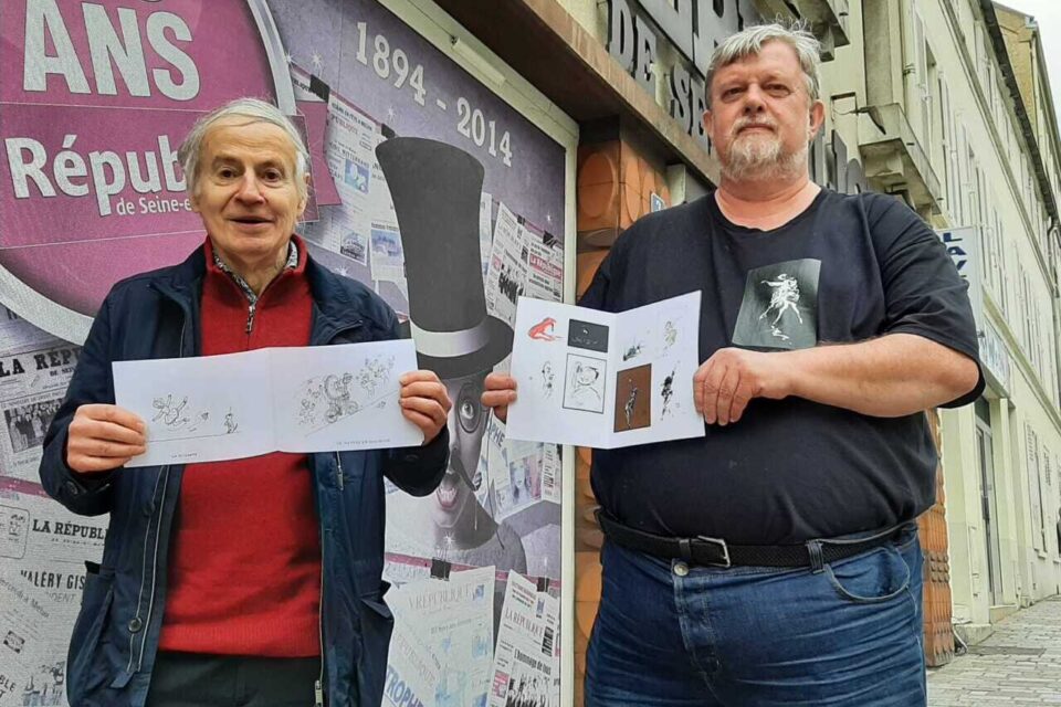 Michel Saintillan et Jean-François Rutschmann exposent leurs dessins 1