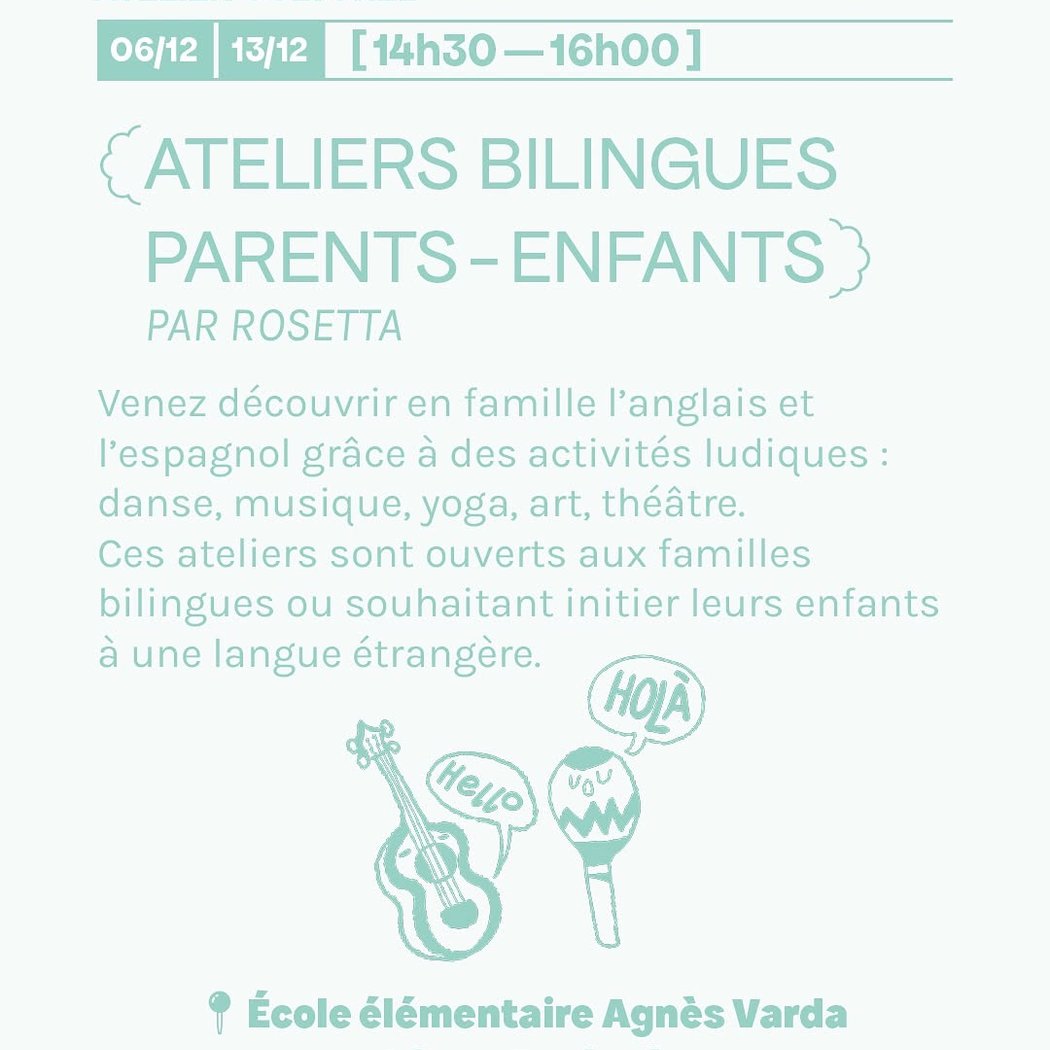 Ateliers Bilingues Parents - Enfants 1