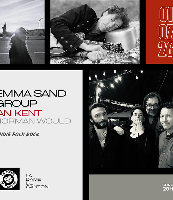 EMMA SAND x IAN KENT x NORMAN WOULD