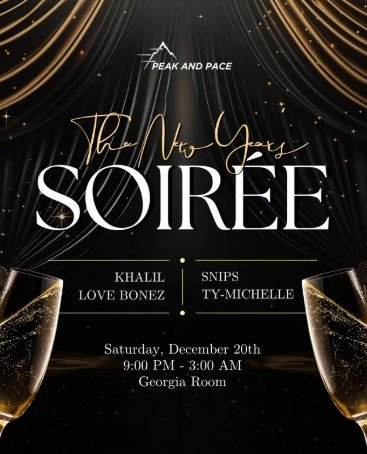 PEAK AND PACE - NEW YEAR'S SOIREE 1