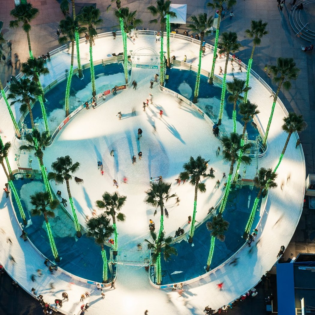 Skate Under the Palms Ice Skating 1
