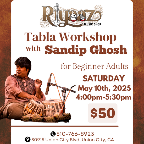 Tabla Workshop with Sandip Ghosh for Beginner Adults 1