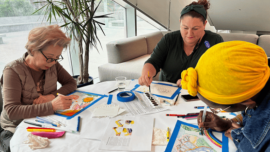 Free Art Workshop: Watercolor Resist Painting 2