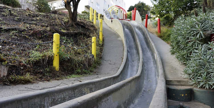 Seward Park Concrete Slides 3