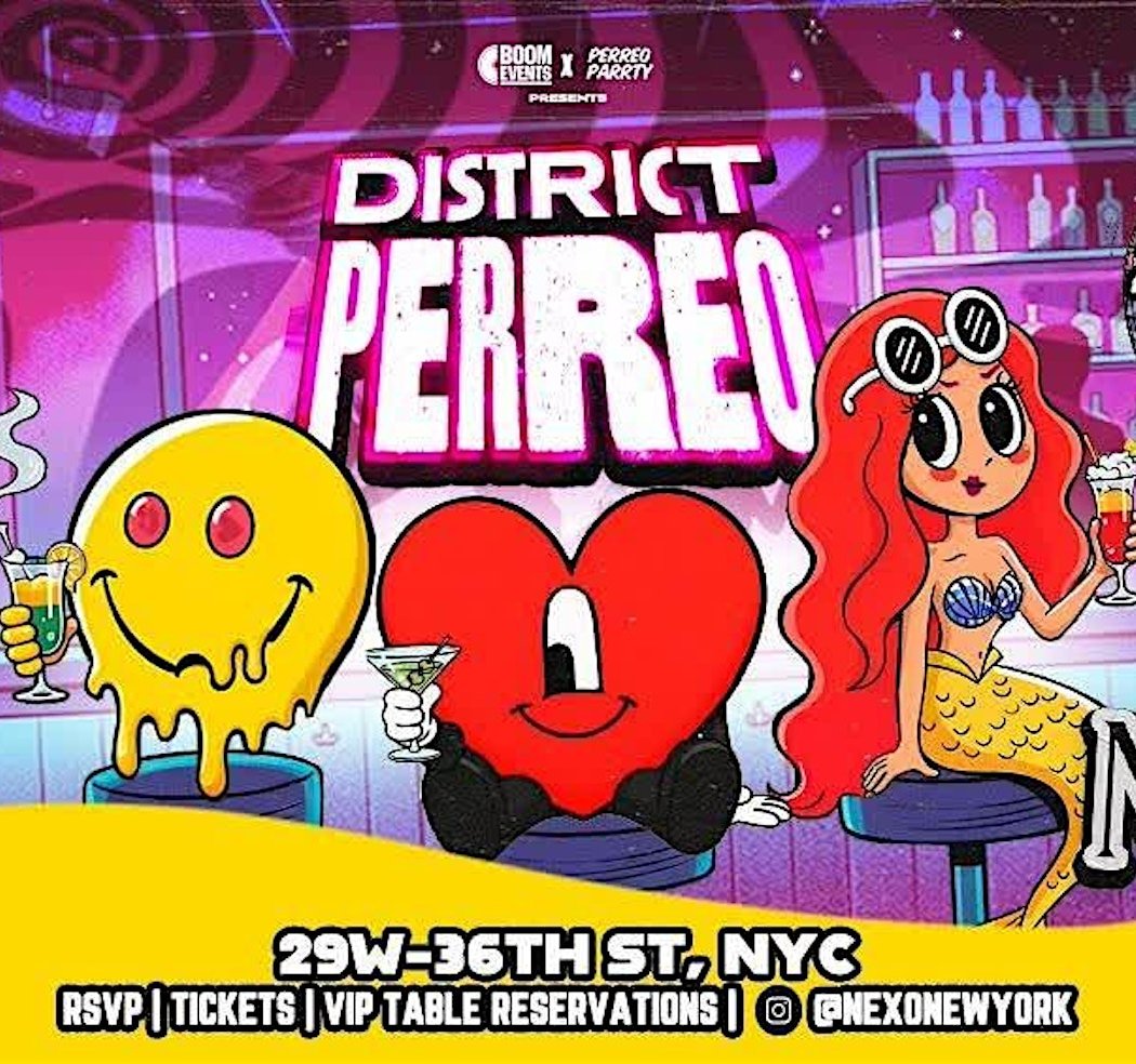 The #1 Reggaeton Club in Midtown - DISTRICT PERREO - Latin Dance Party 1