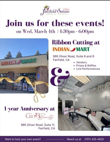 Ribbon Cutting @ Indian Mart @ Anniversary Celebration GioBBeauty 1
