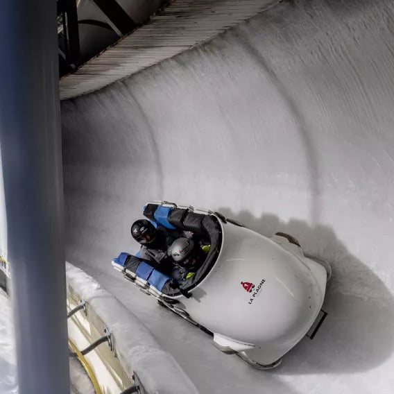 Bobsleigh La Plagne La Plagne Olympic track 1