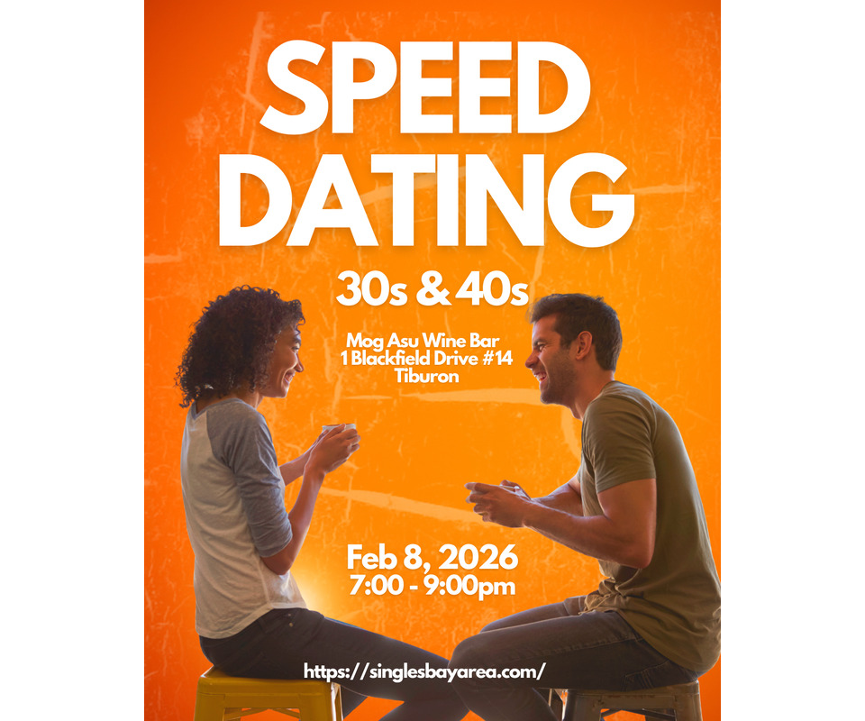 Speed Dating 30s & 40s Tiburon 1