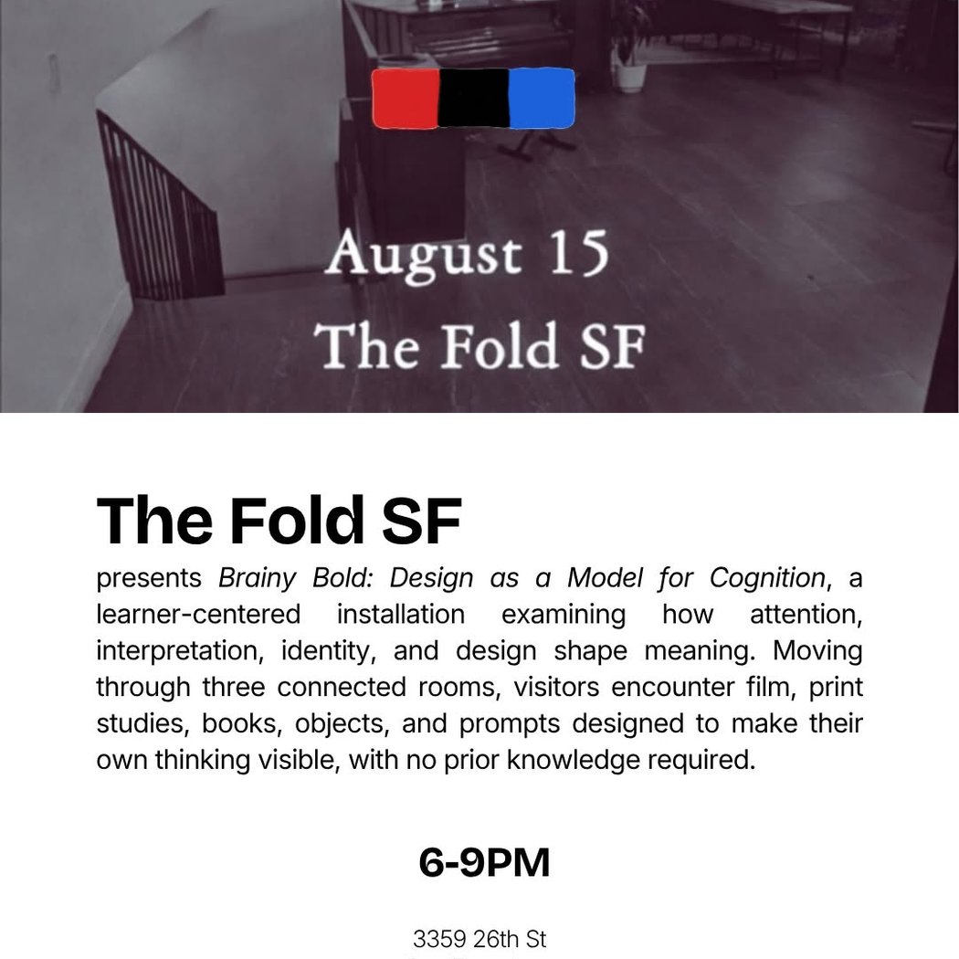 Brainy Bold: Design as a Model for Cognition 1