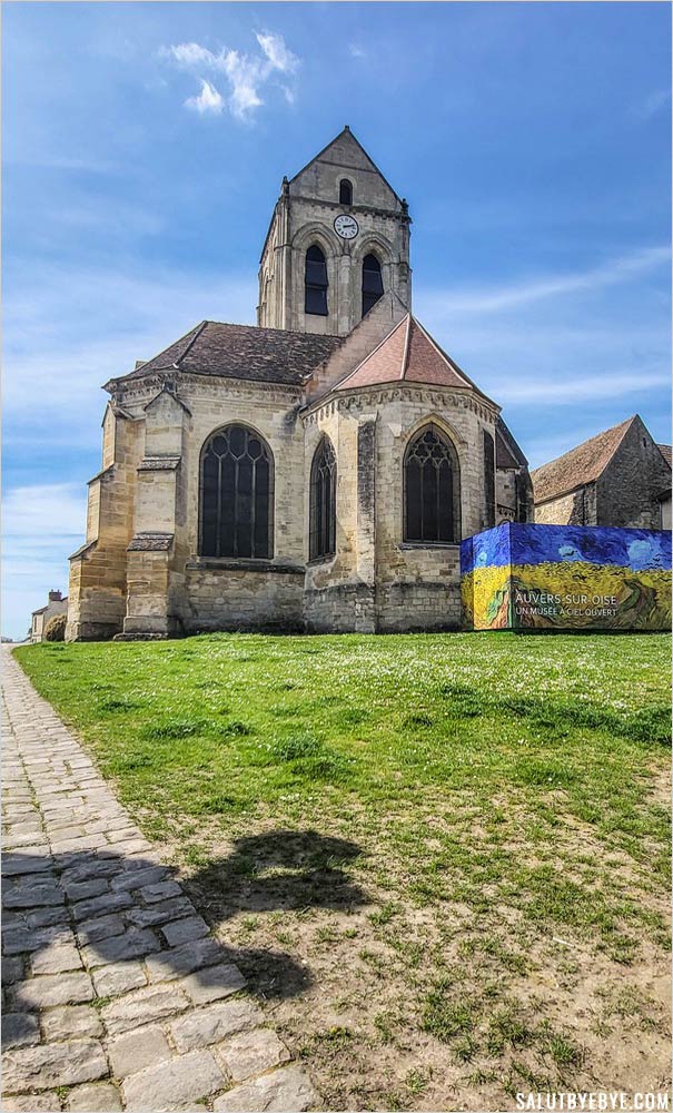 Vue sur l´Église d’Auvers sur Oise 2