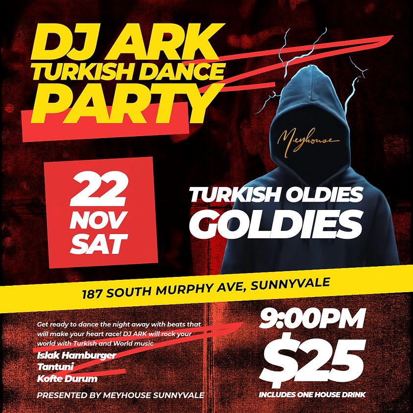 DJ Ark Turkish Oldies Goldies Dance Night 1