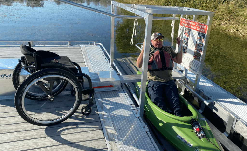 Adaptive Canoeing & Kayaking on Upper Highland Lake 1