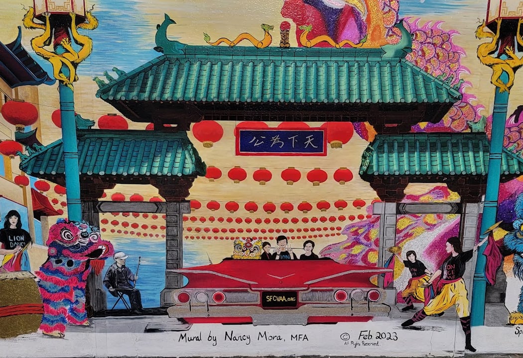 "A Chinatown Dream" Mural 1