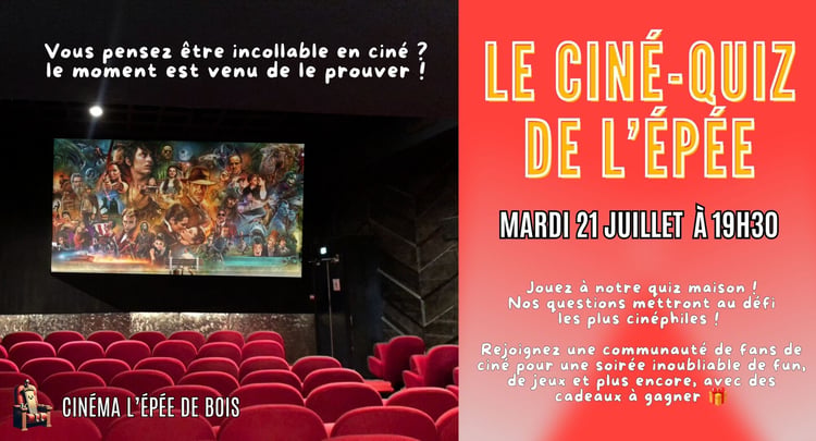 Le Ciné-Quiz de L'Epée