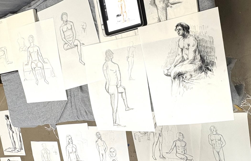 Aktzeichnen-Kurs: Kurz- & Langposen / Life Drawing Class