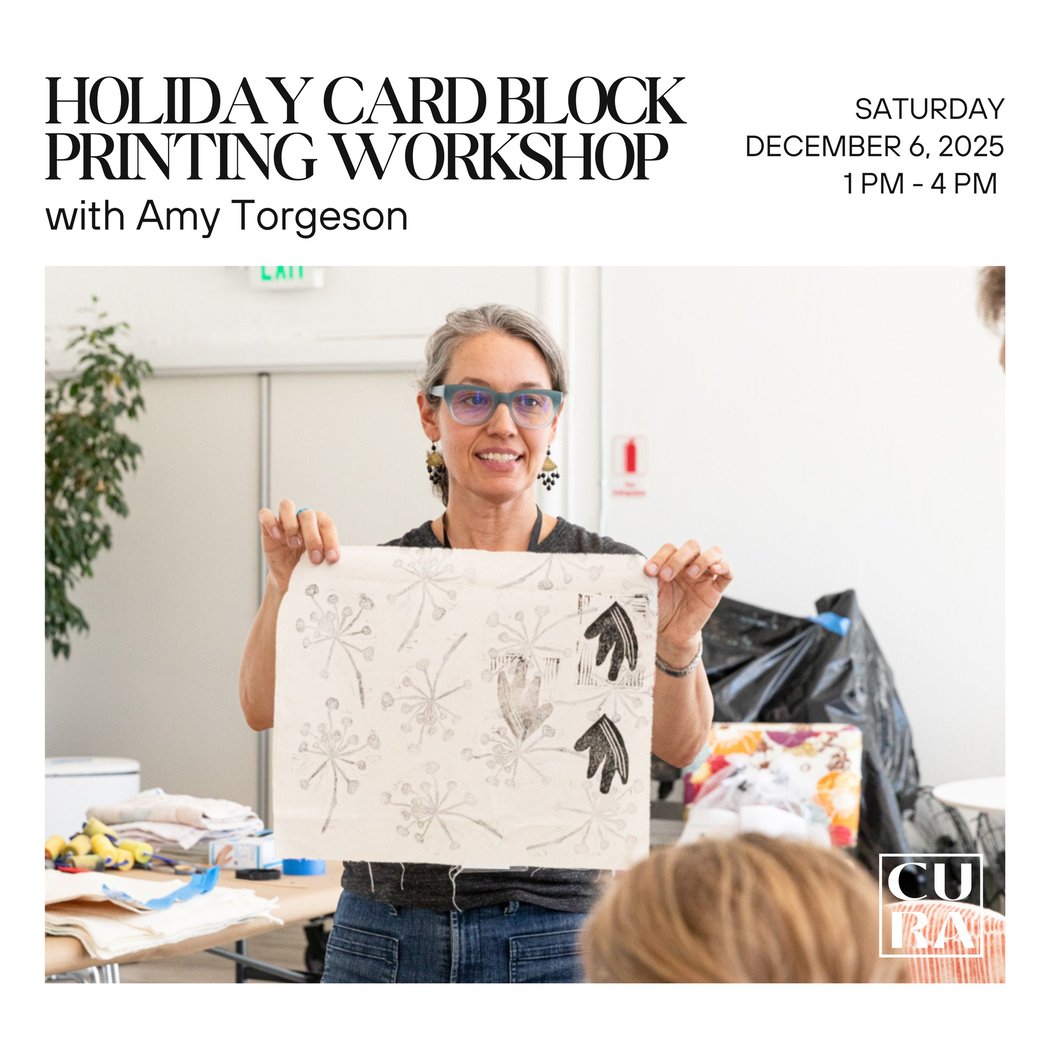 Beginning Block Printing: Holiday Card Printing Workshop 1