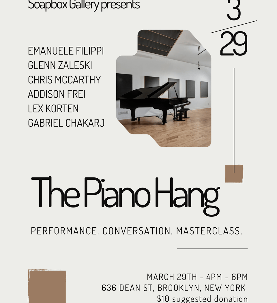 The Piano Hang 1