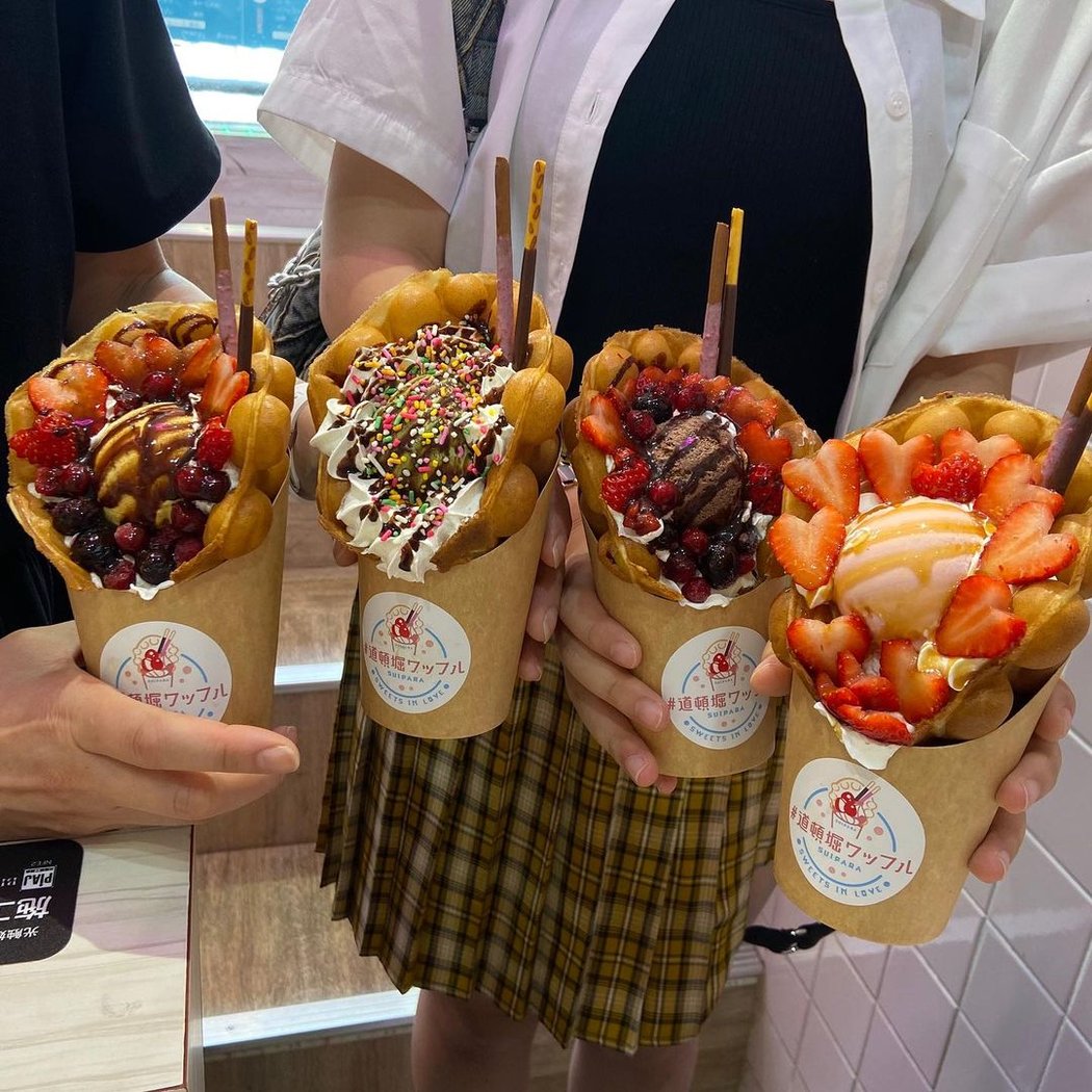 Namba Dotonbori Desert Waffle SUIPARA 1