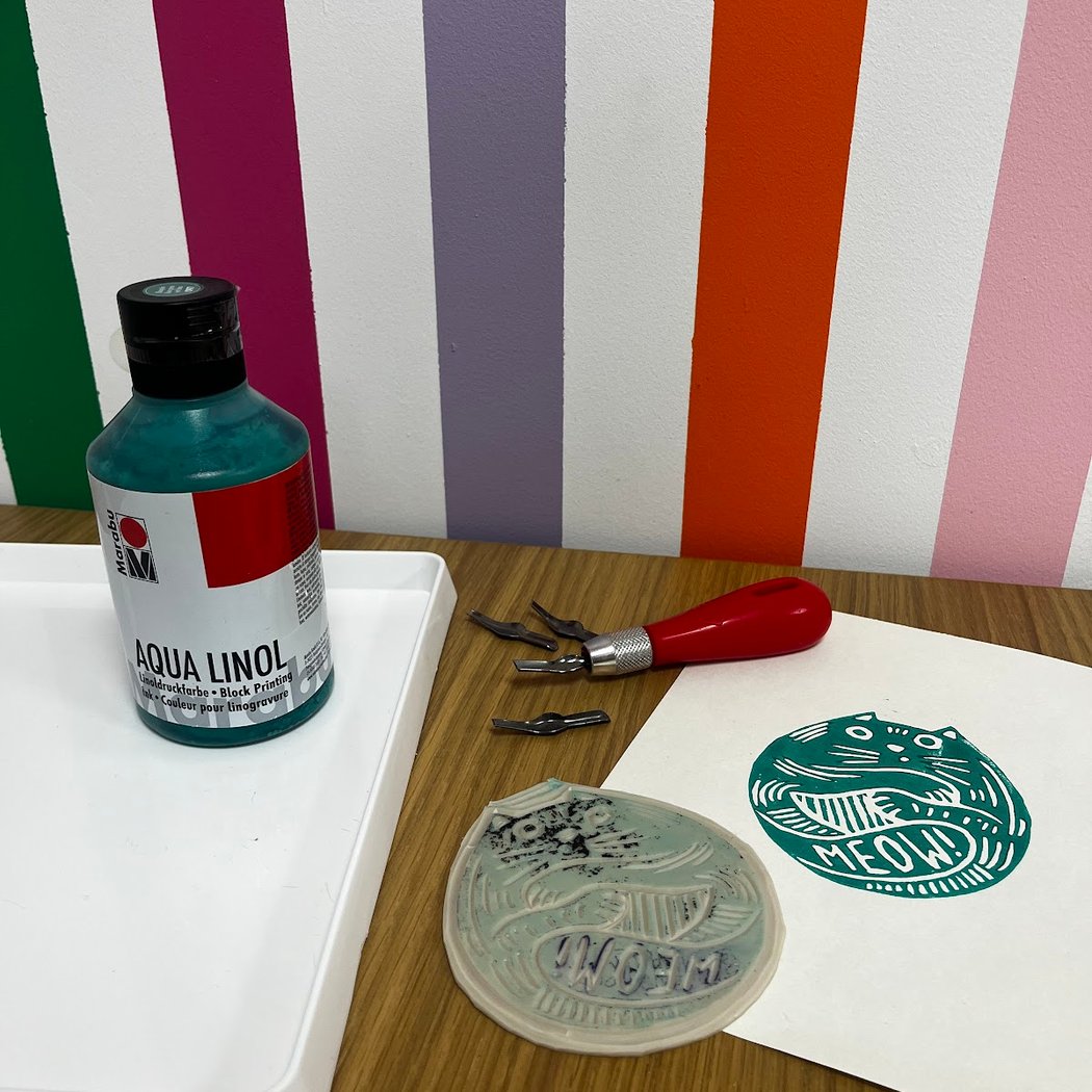 Linogravure - Atelier enfant et adulte 1