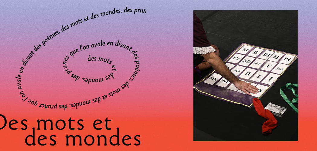 Autour de Des mots et des mondes - Performance et visite performée 1