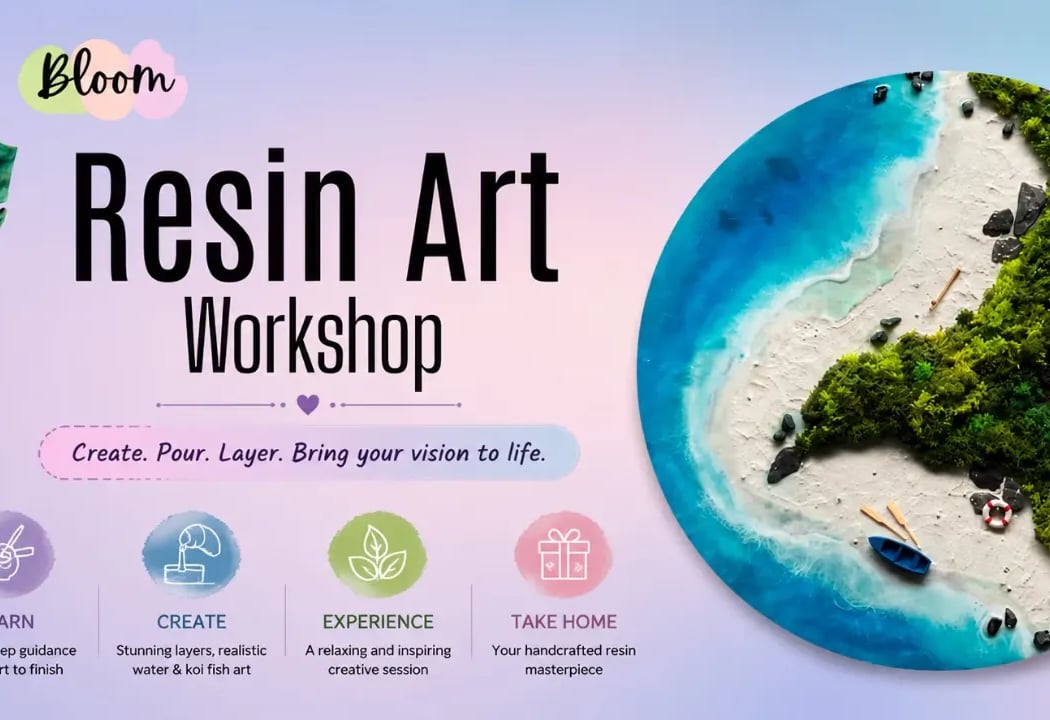 Beach Resin Art Workshop 1